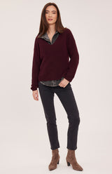 Tucker Pullover Sweater | Fig