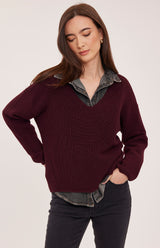 Tucker Pullover Sweater | Fig