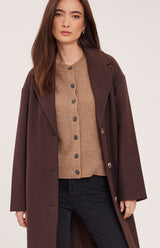 Agatha Coat | Chocolate