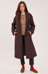 Agatha Coat | Chocolate
