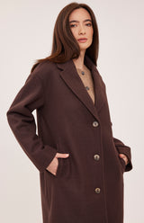 Agatha Coat | Chocolate