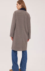 Millie Coat | Navy Tweed