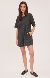 Penelope Dress | Black Wash