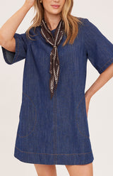 Penelope Dress | Dark Wash
