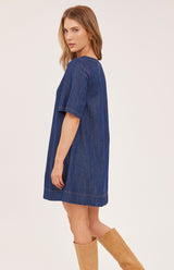 Penelope Dress | Dark Wash