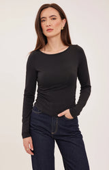 Reese Long Sleeve Shirt | Black
