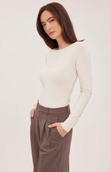 Reese Long Sleeve Shirt | Cream
