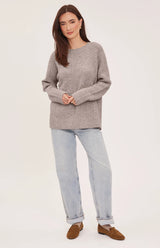 Lori Sweater | Heather Pebble