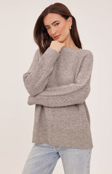 Lori Sweater | Heather Pebble
