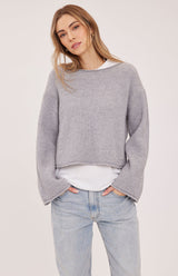 Elara Sweater | Heather Grey