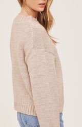 Tova Pullover Sweater | Heather Pebble