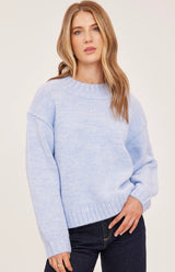 Tova Pullover Sweater | Heather Skyline