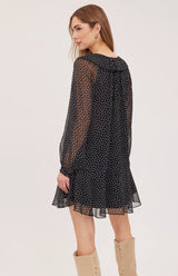 Esmeralda Mini Dress | Black Print