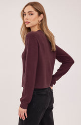 Mirabelle Knit Top | Heather Port