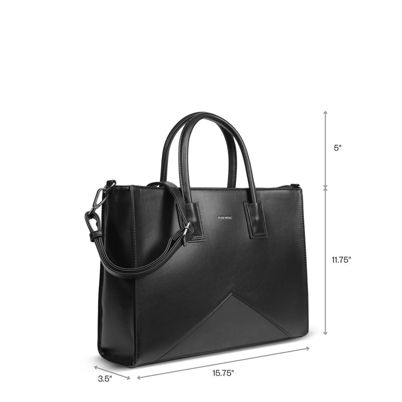 Greta Work Tote | Black