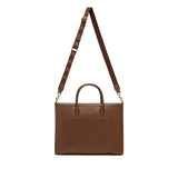 Greta Work Tote | Espresso Brown