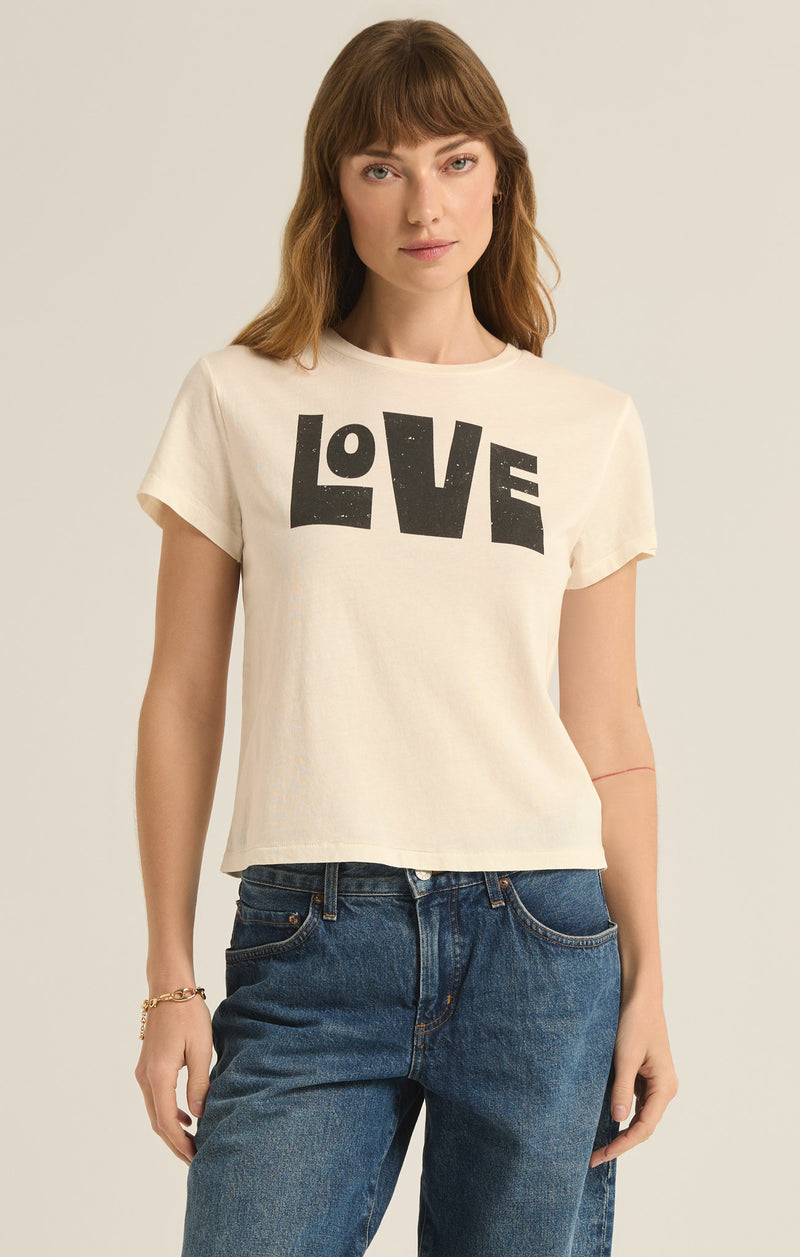 Love You Tourist Tee | Sea Salt