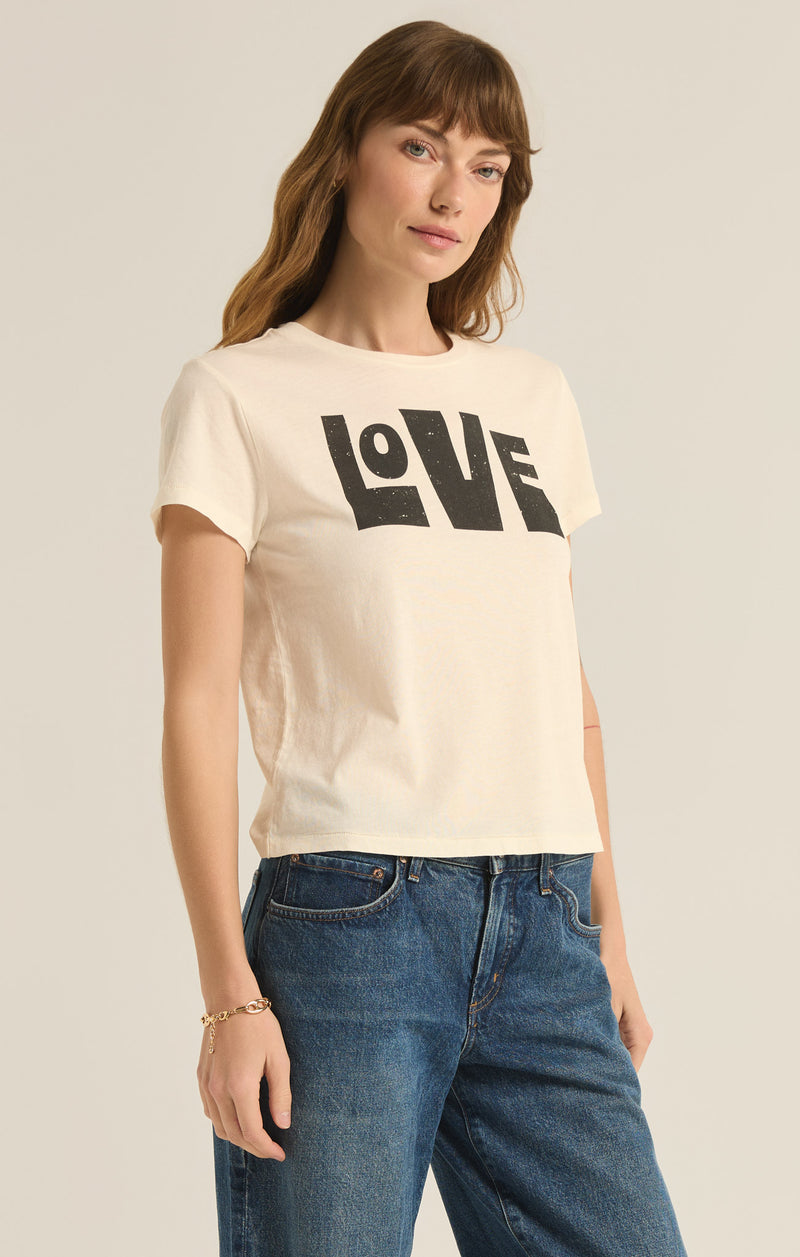 Love You Tourist Tee | Sea Salt