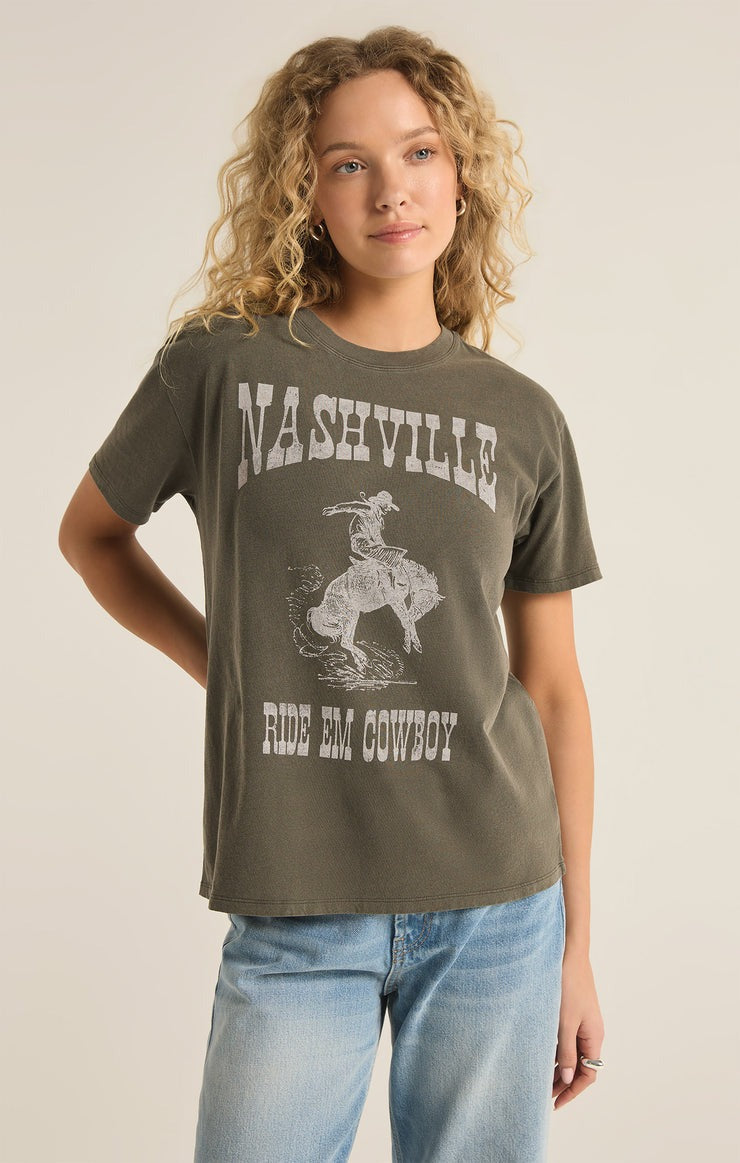 Nashville Tee | Grape Leaf