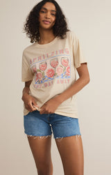 Spritz Boyfriend Tee | Sandshell