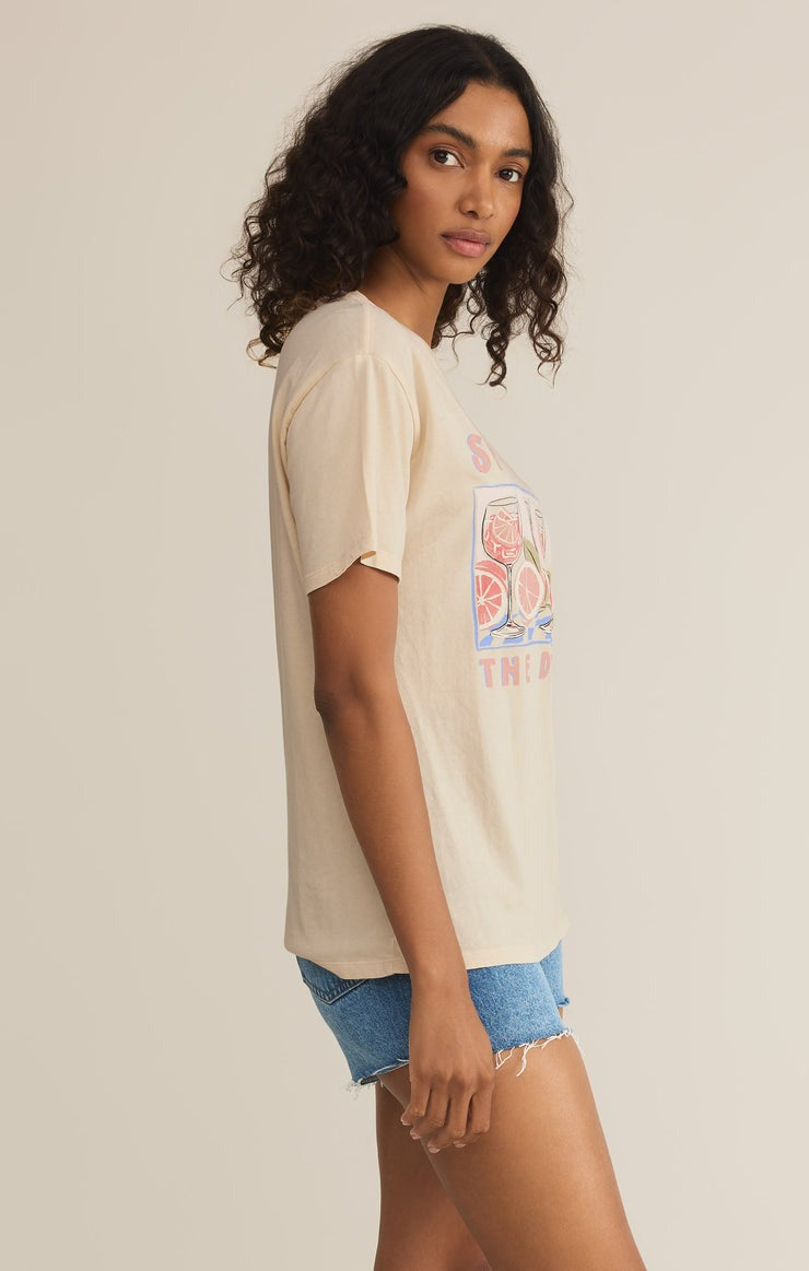 Spritz Boyfriend Tee | Sandshell