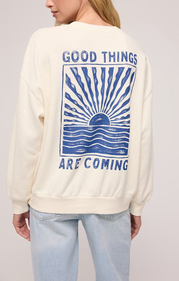 Horizon Sunday Sweatshirt | Sea Salt