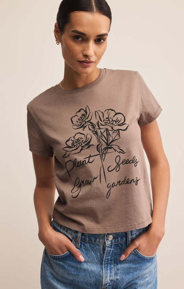 Grow Gardens Tee | Smokey