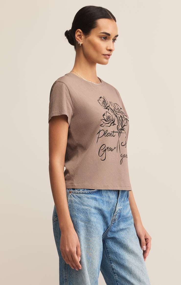 Grow Gardens Tee | Smokey