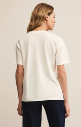 Falalala Boyfriend Tee | Sea Salt