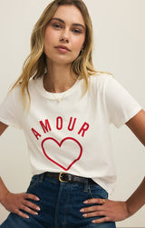 Amour Tourist Tee | Sea Salt - FINAL SALE