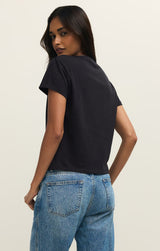Adore Tourist Tee | Black Sand