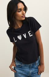 Adore Tourist Tee | Black Sand