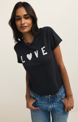 Adore Tourist Tee | Black Sand
