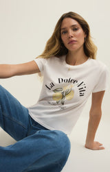 Dolce Tourist Tee | Sea Salt