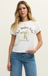 Dolce Tourist Tee | Sea Salt
