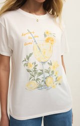 Spritz Boyfriend Tee | Sea Salt
