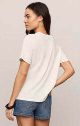 La Playa Boyfriend Tee | Sea Salt