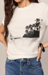 La Playa Boyfriend Tee | Sea Salt