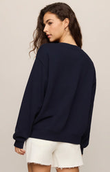 Seaside Boyfriend Sweatshirt | Eclipse