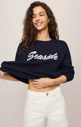 Seaside Boyfriend Sweatshirt | Eclipse