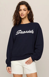 Seaside Boyfriend Sweatshirt | Eclipse
