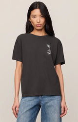 Martini Boyfriend Tee | Black Sand