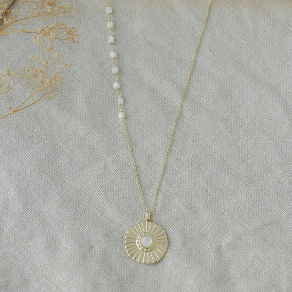 Godiva Necklace | Gold & Mother Of Pearl