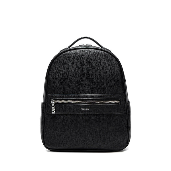 Hannah Backpack | Black Pebbled