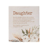 Ceramic Plaque | Daughter