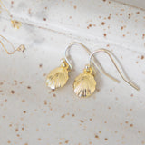 Happy Clam Earrings | Gold