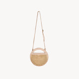 Round Cane Accent Bag | Cream