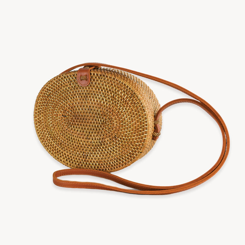 Bali Bag | Oval Caramel