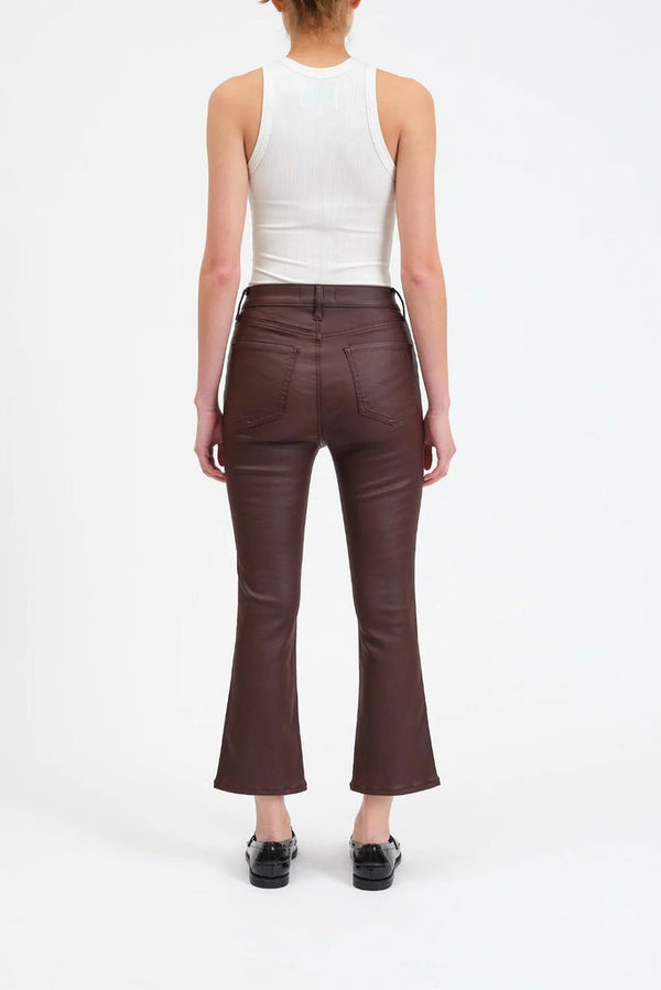 Shy Girl Jeans | Coated Malbec