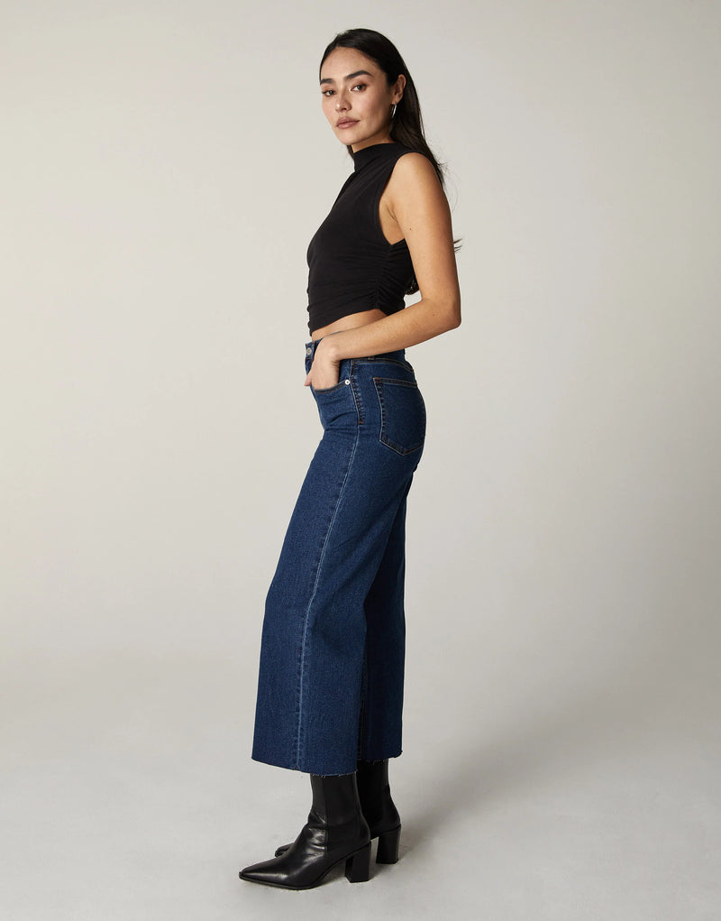 Noemi Wide Leg Crop Jeans | Pacific Coast